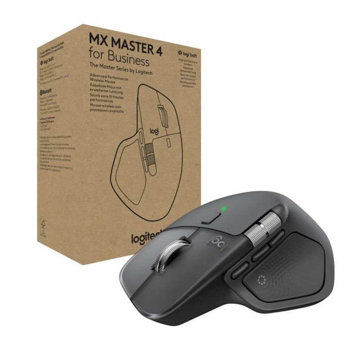 Souris Logitech MX Master 4 for Business – Sans fil, 8000 DPI, Bluetooth, 8 Boutons - vue 4