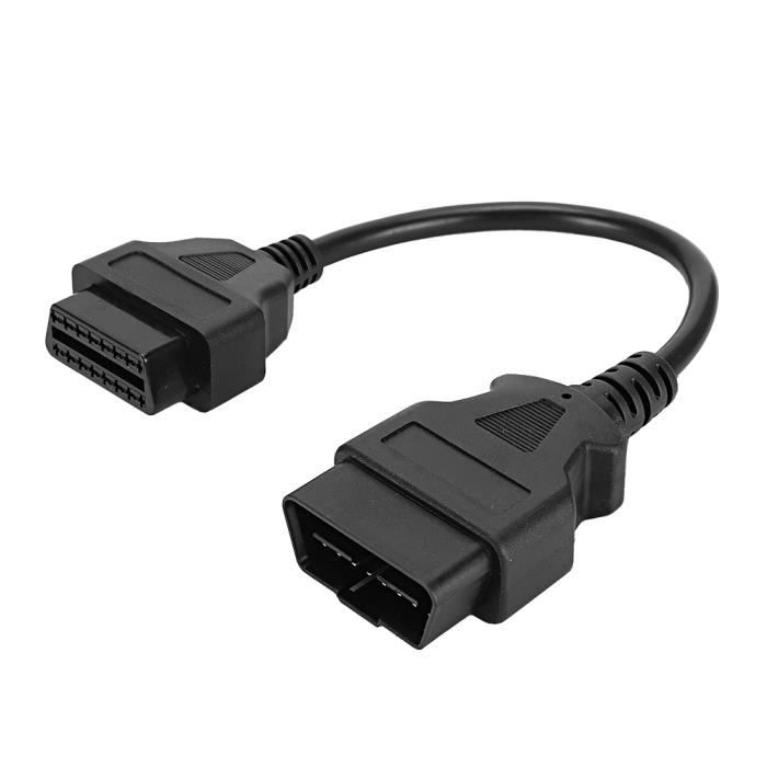 Auto Obd Verlengkabel Een Tot Twee Elleboog Platte