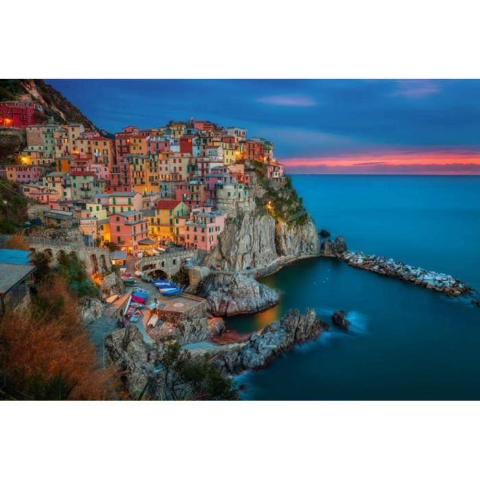 Ravensburger - Puzzle Adulte - Puzzle 500 p - Vue sur la mer - Puzzles Ravensburger - Puzzle Adulte - Puzzle 500 p - Vue sur la mer - Puzzles