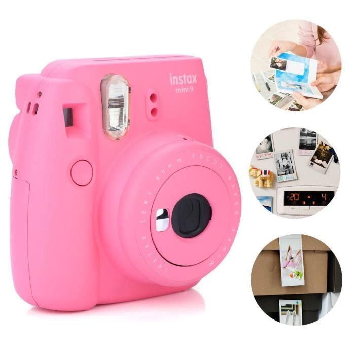 Appareil Photo Instantane Fuji Fujifilm Instax Mini 9 Avec Miroir