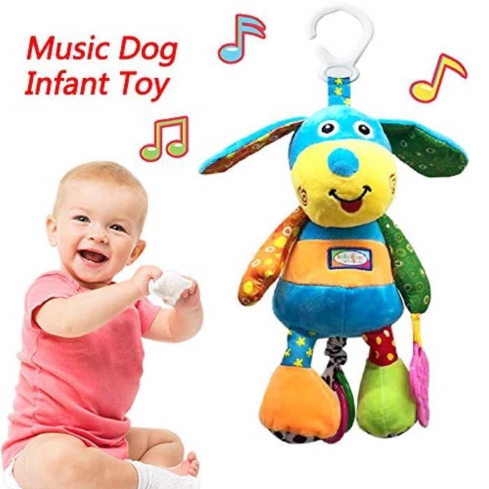 Poupon D3aoh Jouets De Musique Pour 0 3 6 9 12 Mois Bebe Nouveau Ne Musique Douce Suspendus Berceau Poussette Activite Peluche Chi Cdiscount Jeux Jouets