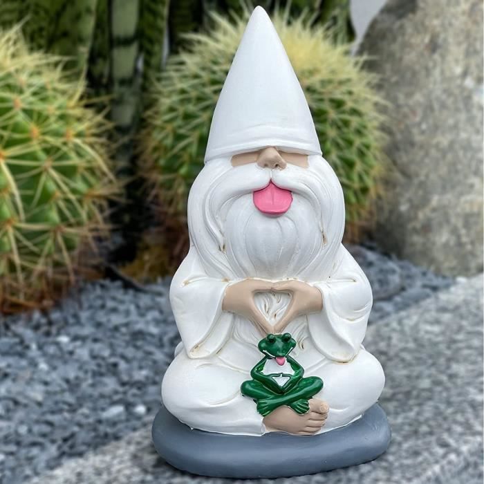 Statuette Grenouille En Brocoli Avec Parapluie - Décoration Originale En Résine - Pour Jardin, Salon, Bureau - 8