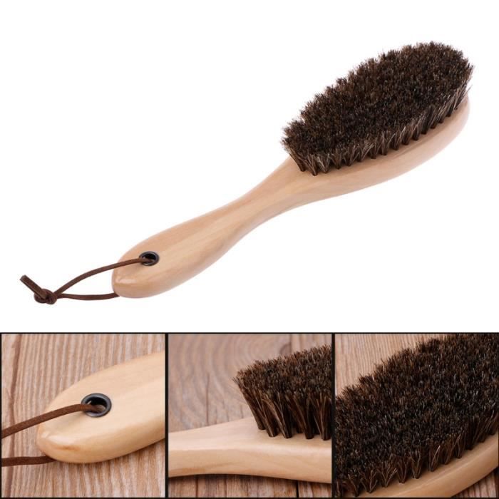 Meuble chaussuresBrosse en crin de cheval v ritable nettoyeur de