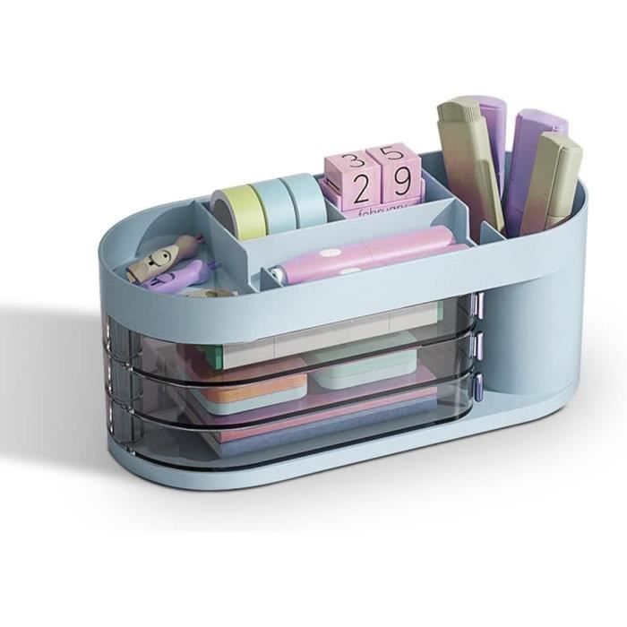 Organisateur De Bureau Avec Tiroir, PorteStylo, Bureau Multifonction