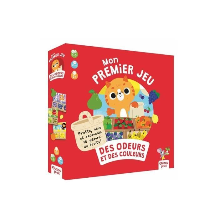 Jeu d'ambiance Auzou Mon Premier Jeu des Odeurs et des Couleurs - Cdiscount  Jeux - Jouets