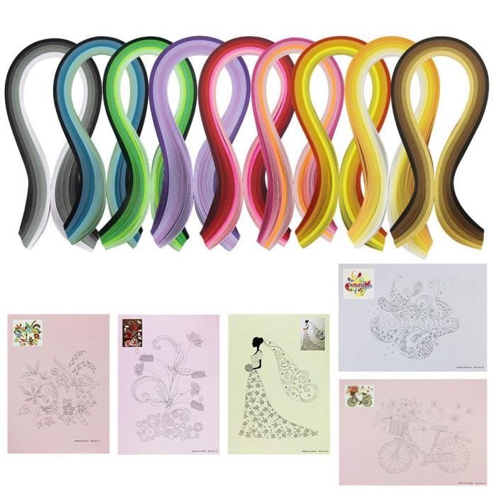 Yosoo Quilling Set 960 Streifen - DIY Paper Quilling 3mm Mit Werkzeugen