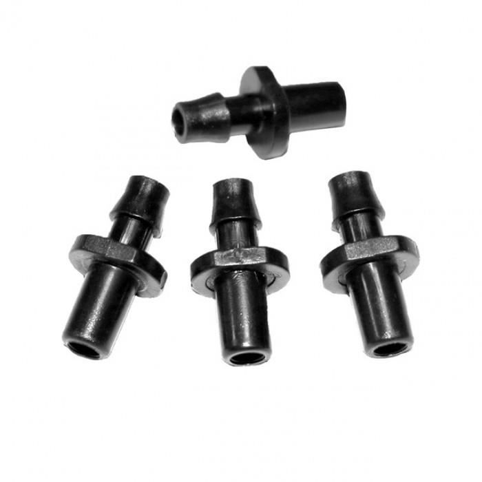 50Pcs Tube Raccord en T pour tuyau d/'arrosage Connecteur Raccord cannelé