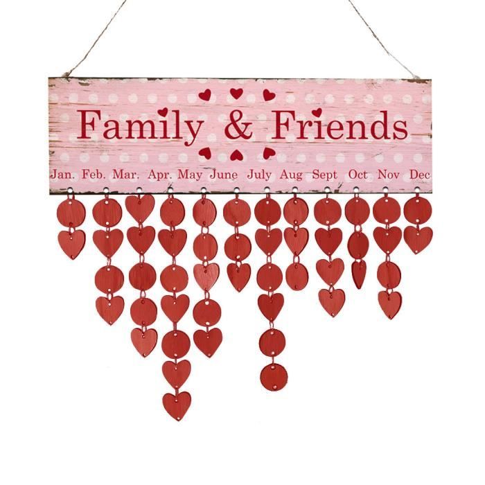 Panneau De Rappel D Anniversaire En Bois Plaque De Bouleau Ply Sign Family Friends Diy Calendar Jjzs 932 Cdiscount Maison Panneau De Rappel D Anniversaire En Bois Plaque De Bouleau Ply Sign Family Friends Diy Calendar Jjzs 932 Cdiscount Maison