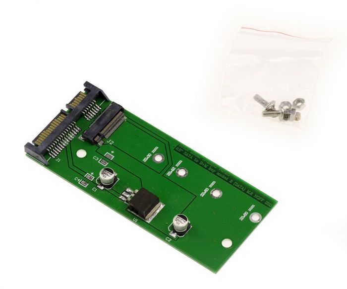 Adaptateur M2 (NGFF) vers SATA pour SSD de M.2 SATA en B Key
