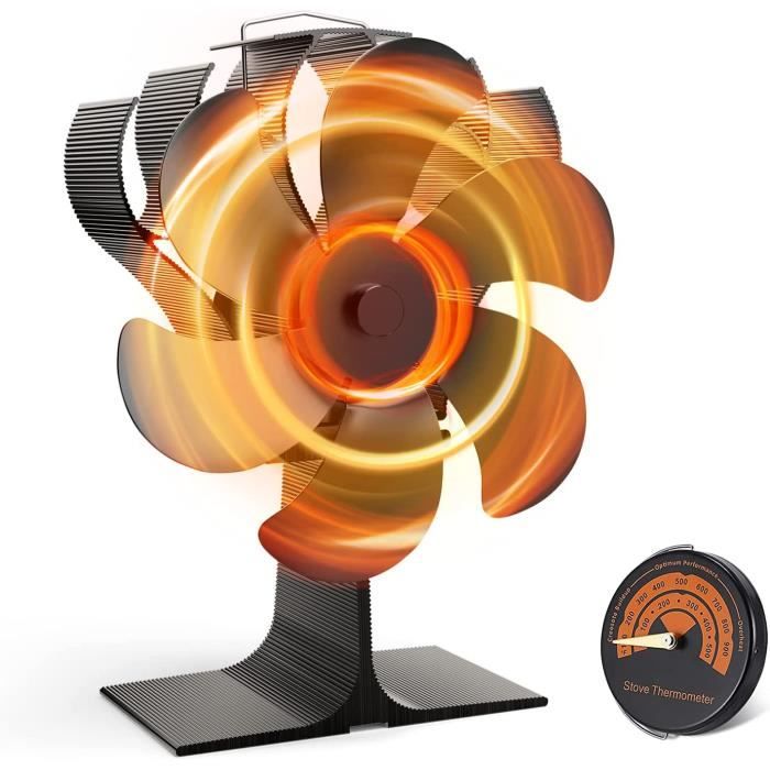 Ventilateur Poele à Bois, Silencieux ventilateur pour poele a bois avec