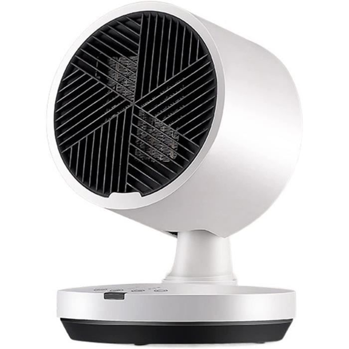 Radiateur Soufflant Céramique Chauffage D'appoint 3 Modes 1500W Avec Telecommande Noir 90462969