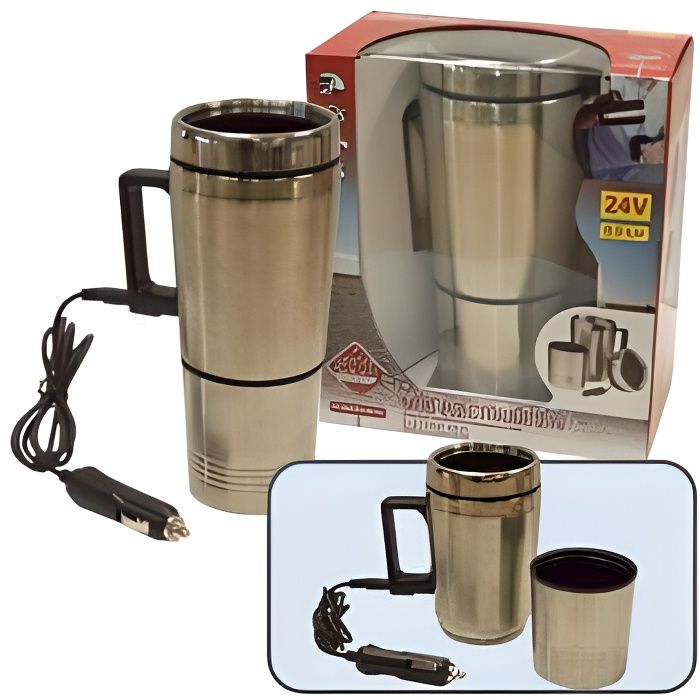 Tasse Mug Électrique 24V 0,5 Litre