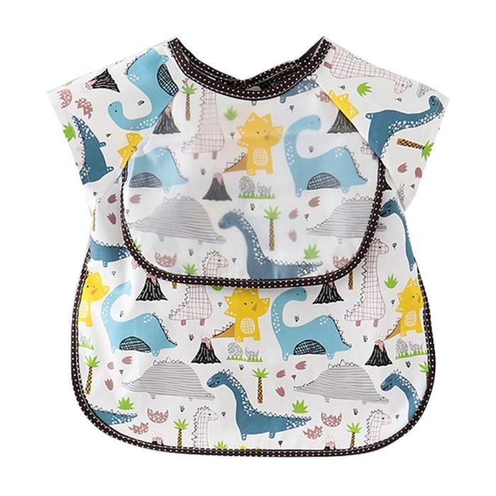 1-2 Pcs Étanche Bavoir Bébé Repas Tablier Manger Enfant Blouse