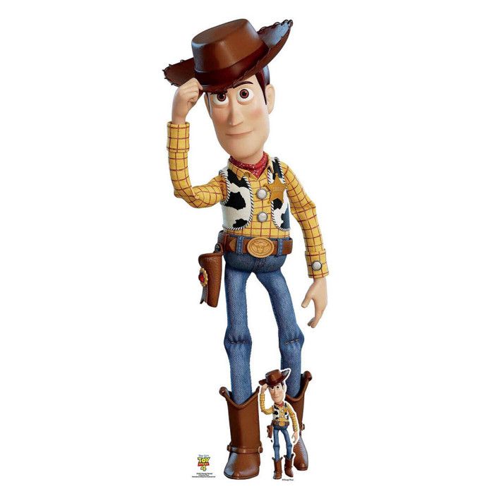 Figurine En Carton Taille Reelle Woody Cowboy Toy Story 4 H 162 Cm Cdiscount Maison
