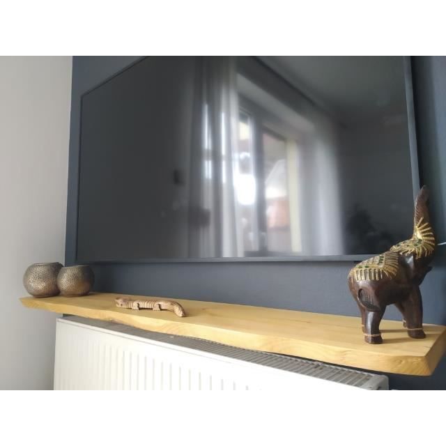 Lignau - Appui de fenêtre Chêne massif bois dur A/B Classe Première avec surplomb, 20 mm, huilé naturel à la cire dure