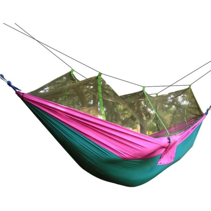 Wild Earth Hamac simple léger en nylon gris foncé