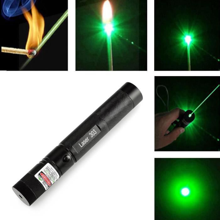 Kits de pointeur laser vert de puissance élevée brûlante de