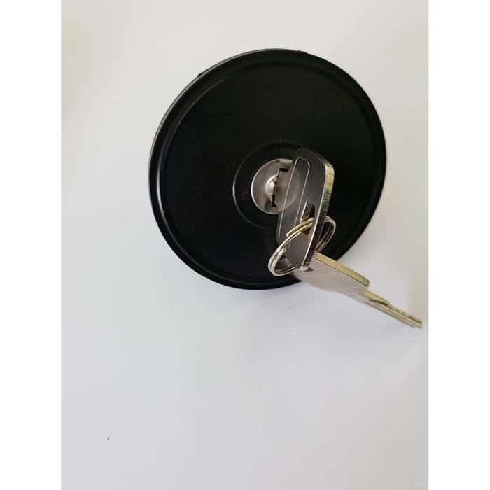 Bouchon Essence Bouchon Réservoir Essence ANBOO Avec 2 Clés - Noir - Compatible Renault Master II, Clio, Kangoo Bouchon Avec Clés Kangoo