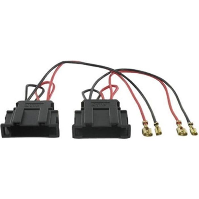 4pcs Câbles Adaptateurs Haut-Parleur Voiture - Connecteurs Faisceau Compatible Seat, Skoda, VW