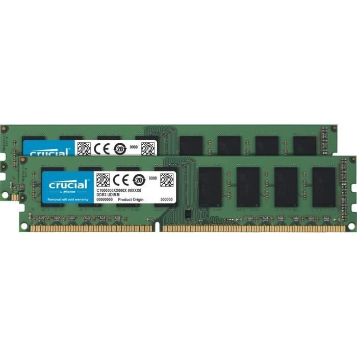 Mémoire et RAM Crucial pour PC Portable