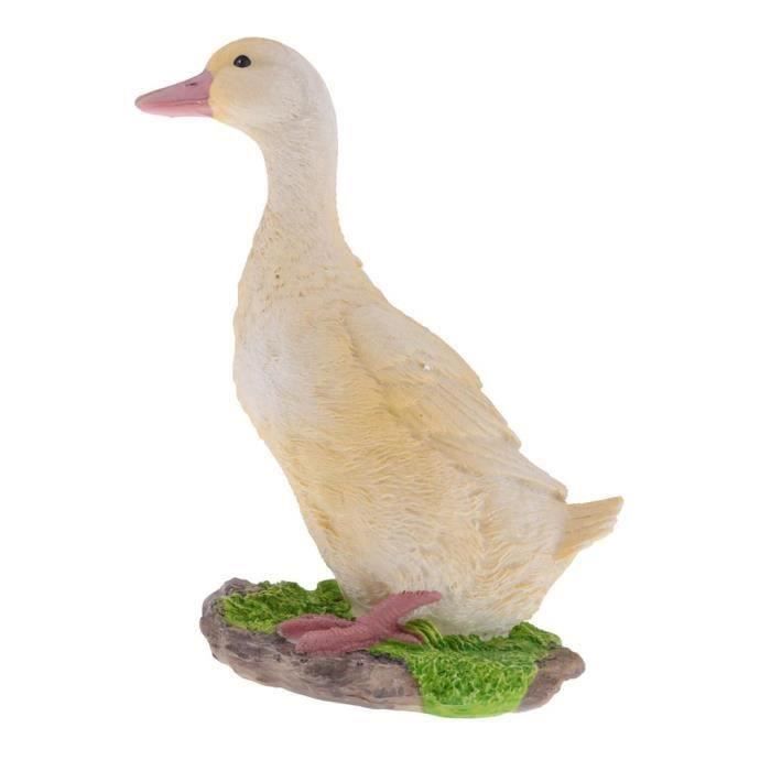 Figurine Canard Sculpté à La Main Dans Une Racine En Bois - Déco Nature