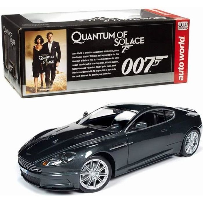 Voiture JAMES BOND 007 Quantum of Solace Aston Martin DBS 1/18 Métal