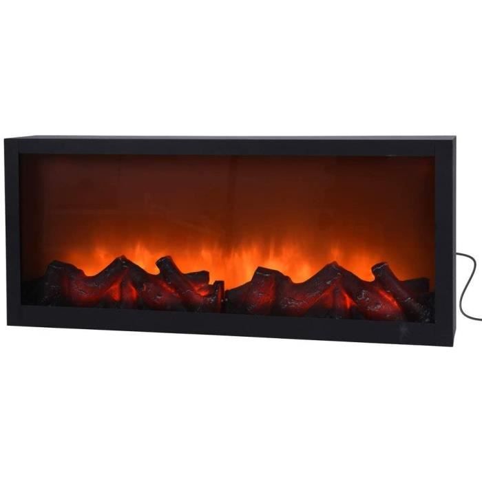 Cheminée électrique LED57 cm - Cdiscount Bricolage