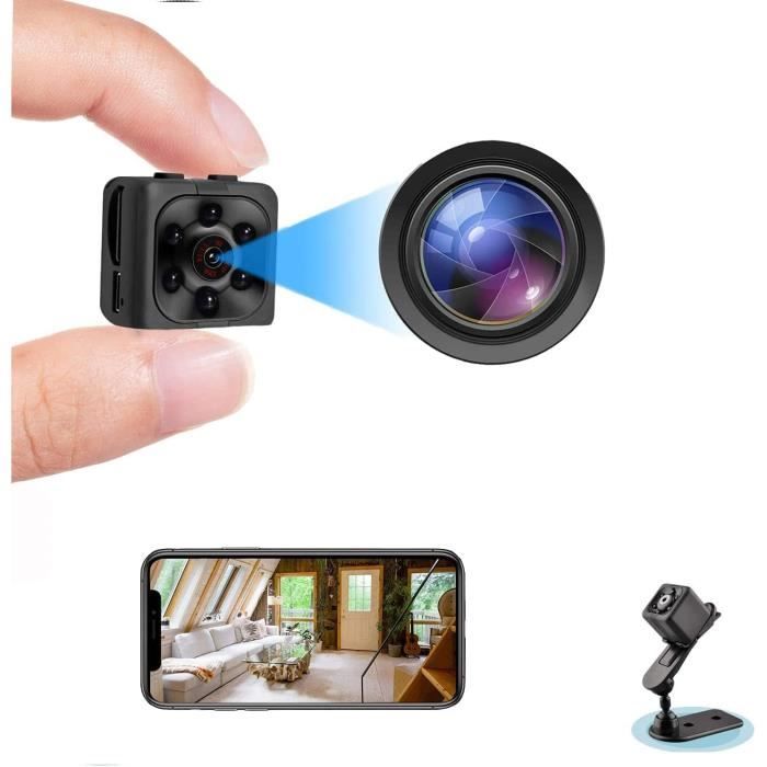 Caméra de surveillance intérieure sans fil X6 - TECH DISCOUNT - 1080P -  Vision nocturne - Batterie 400mAh - Cdiscount Appareil Photo