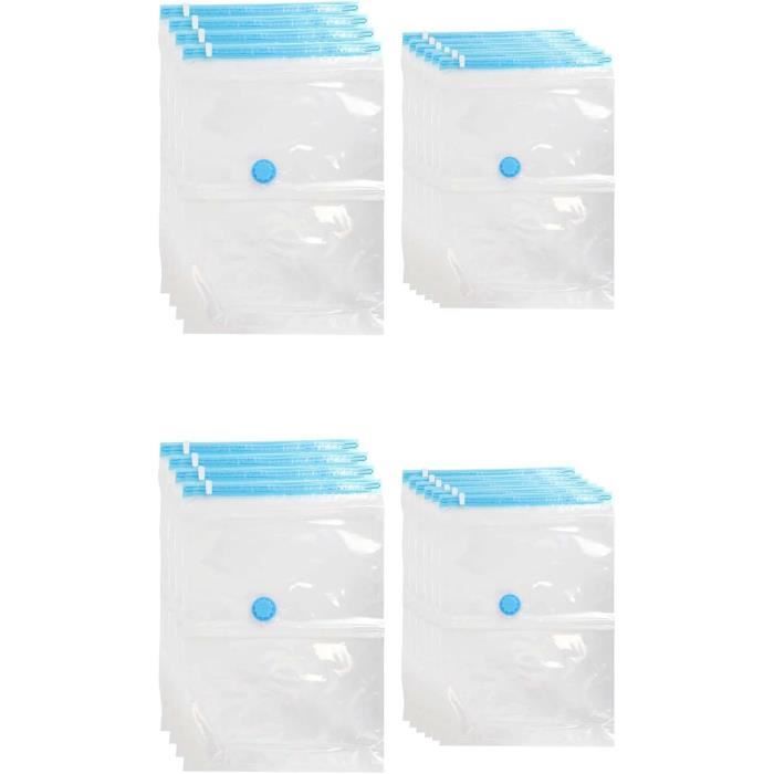 Sac de Rangement Sous Vide 6PCS,Sac sous vide Vetement Aspirateur,Compression Housse Aspirable Rangement Réutilisable pour Literie | Leroy Merlin