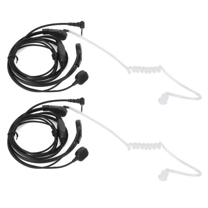 Lot 2 Écouteurs G Avec Micro Pour Talkie-Walkie Motorola TLKR T62 T80 T82 - HYS