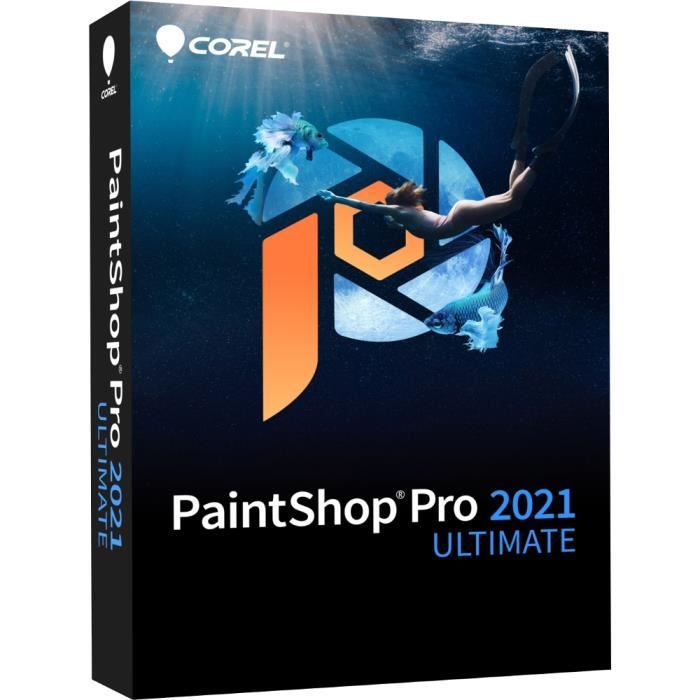 Corel PaintShop Pro 2021 Ultimate – Licence perpétuelle – 1 poste – A télécharger
