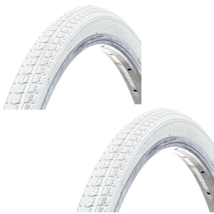 Pneus velo 28 pouces CYCLINGCOLORS VTT Blanc ETRTO 40 622 Cdiscount Sport