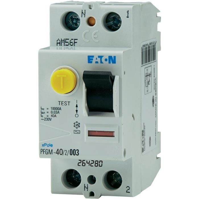 Interrupteur Differentiel 30ma 40a Type Ac Eaton Achat Vente