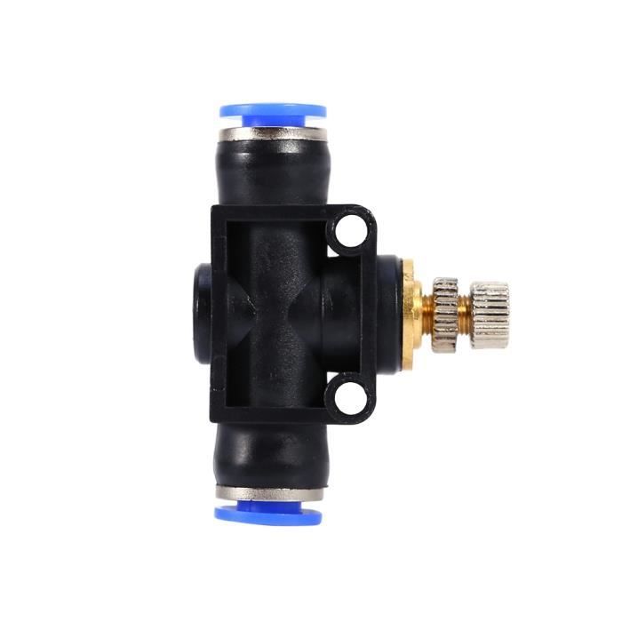 Vanne 6mm Vannes Contrôle Débit Air 6mm - 5 Pièces Pour Système Pneumatique Vanne Papillon Air Union Laiton Vanne 6mm Vannes Contrôle Débit Air 6mm - 5 Pièces Pour Système Pneumatique Vanne Papillon Air Union Laiton