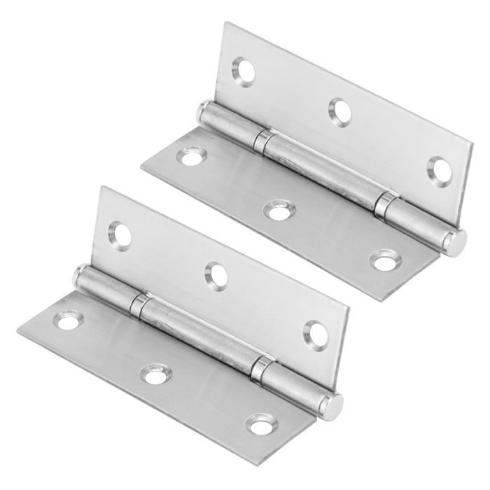 EJ.life Small Hinges, Door Hardware, Practical 7 Pair Stainless