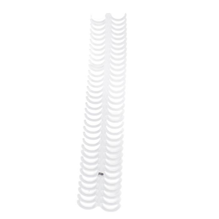 Kit De 10 Règles De Reliure En Acrylique Blanche FINGERINSPIRE - Espacements 3/4/5/6/7/8/9/10/20/30mm Pour Reliure Parfaite De Livres Et Albums