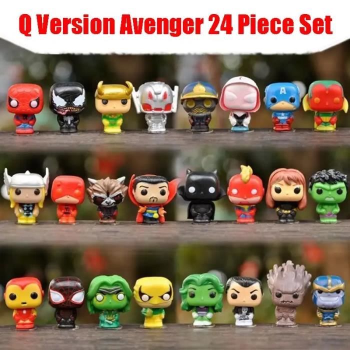 Figurine avengers 24 pcs mini marvel super héros collection jouet enfant  cadeau noel anniversaire personnage calendrier de l'avent - Cdiscount  Bagagerie - Maroquinerie