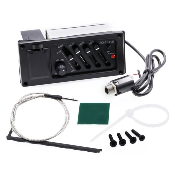 Boîte De Batterie Pour Micro De Guitare Basse 9V, Supports De