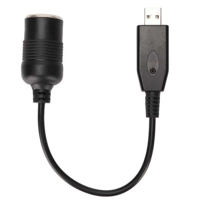 MAD USB vers allumecigare de voiture Adaptateur Convertisseur de Cble USB C  vers Allume-cigare Femelle 5 V son videoprojecteur - Cdiscount Auto