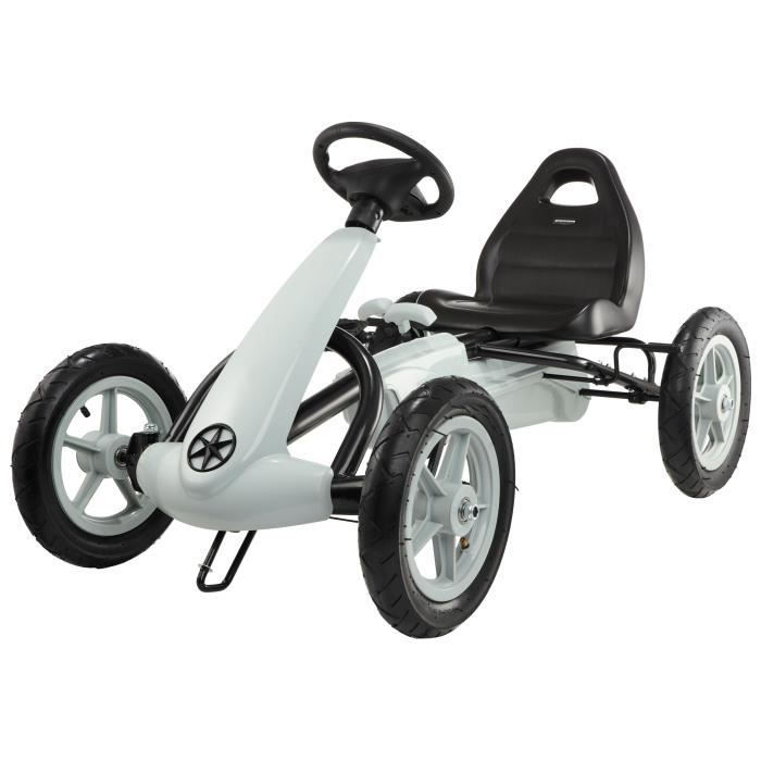 Kart à Pédales - Katring - HyperMotion - 4 Roues - 3 Modes de Conduite - Double Frein à Main