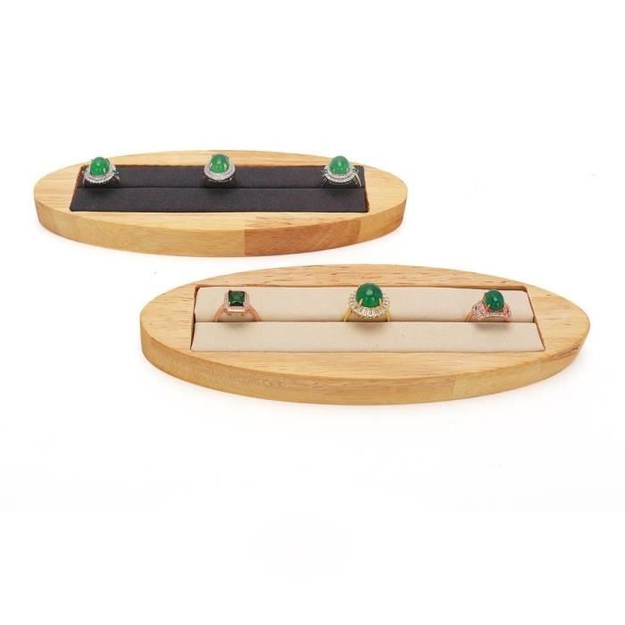 Boîte De Présentation Carrée 5x5cm Pour Bijoux De Piercings - Noir