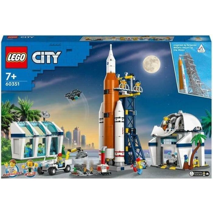 LEGO City La Base de Lancement de La Fusee Vaisseau Spatial Enfants 60351
