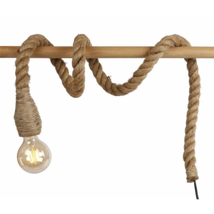 Lampe Corde Baladeuse Luminaire D Appoint D Ambiance En Corde
