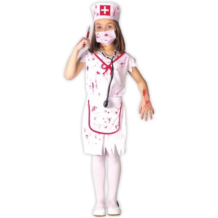 Docteur Manteau Costume Costume Enfants Filles Infirmière uniforme 