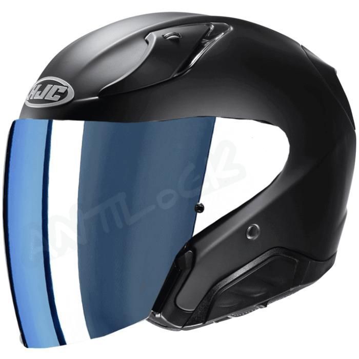 Casque Jet Moto/scooter - Visière Longue, Pare-soleil Intérieur - Homologué ECE 22-06, Tailles XS à XL