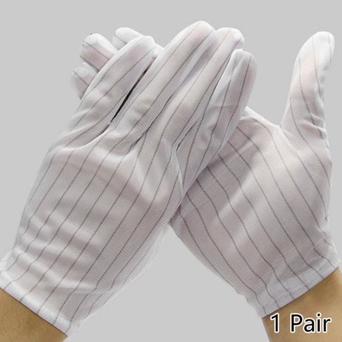 Gants tissu fin clearance