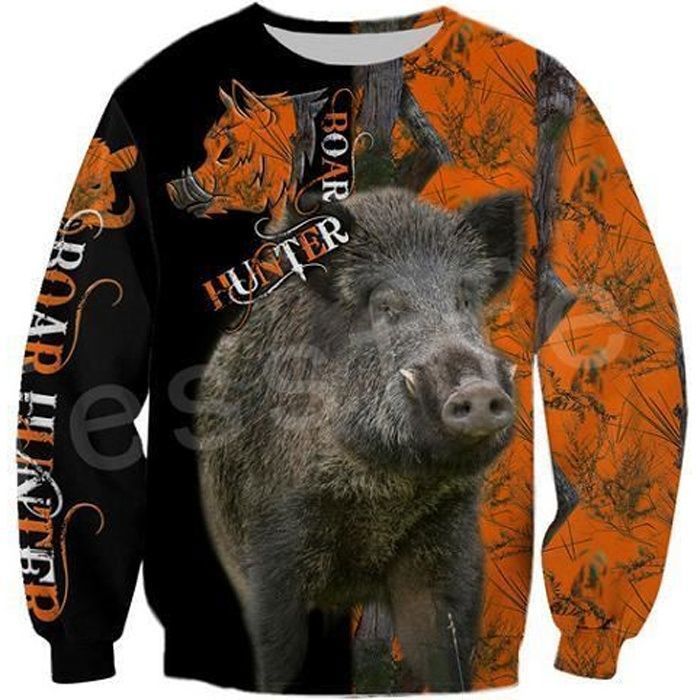 Pull store sanglier 3d
