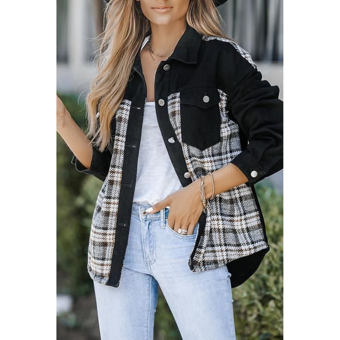 Veste bi matière new arrivals jean