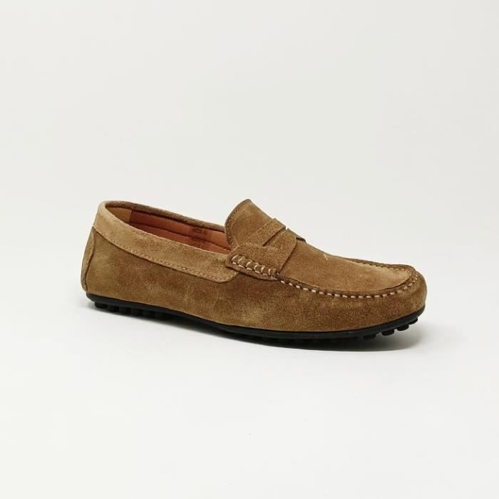 Mocassin sales beige homme
