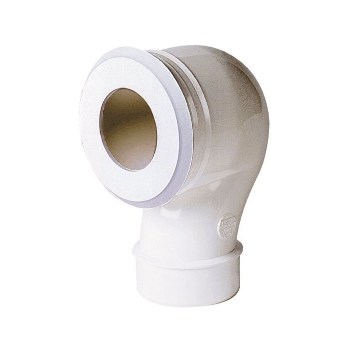 Pipe WC - NICOLL - diamètre 80mm - PVC - blanc